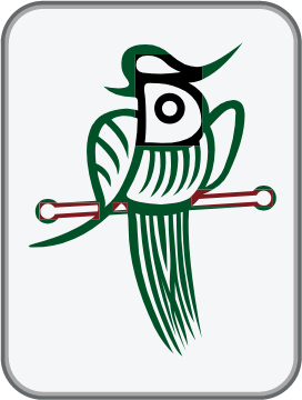 1 Bam mahjong tile, sourced reference artwork